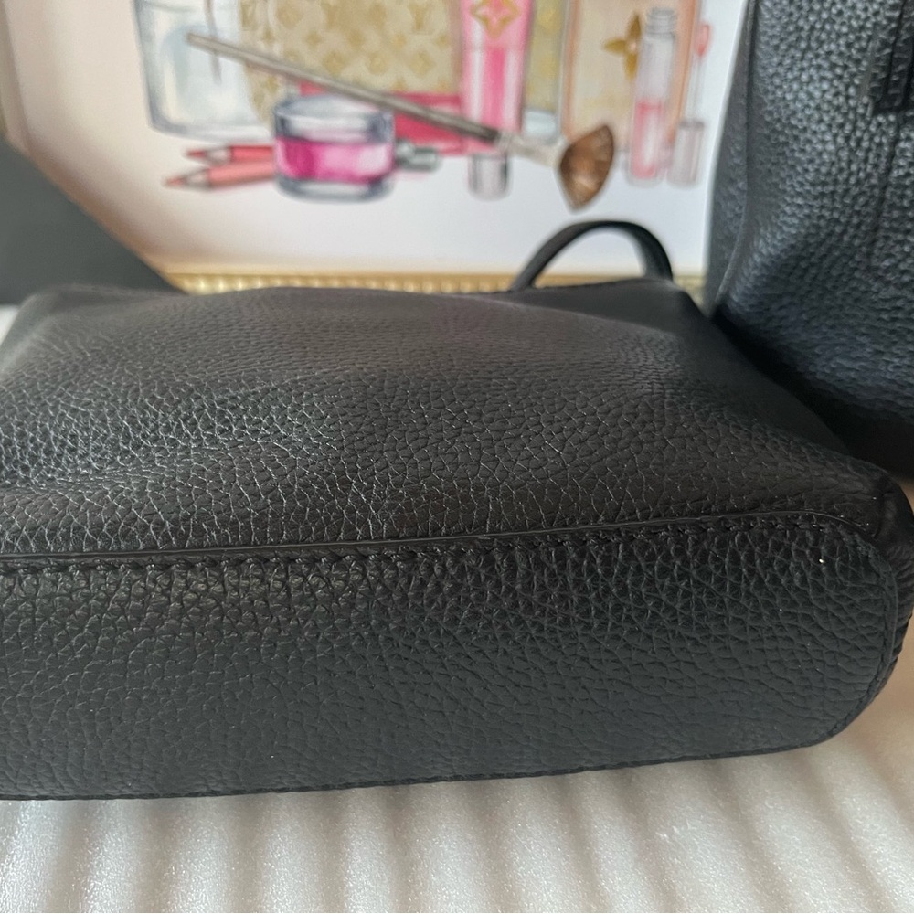 EUC Kate Spade Jackson Street Crossbody Chain Black pebble Leather crossbody bag - Picture 5 of 5